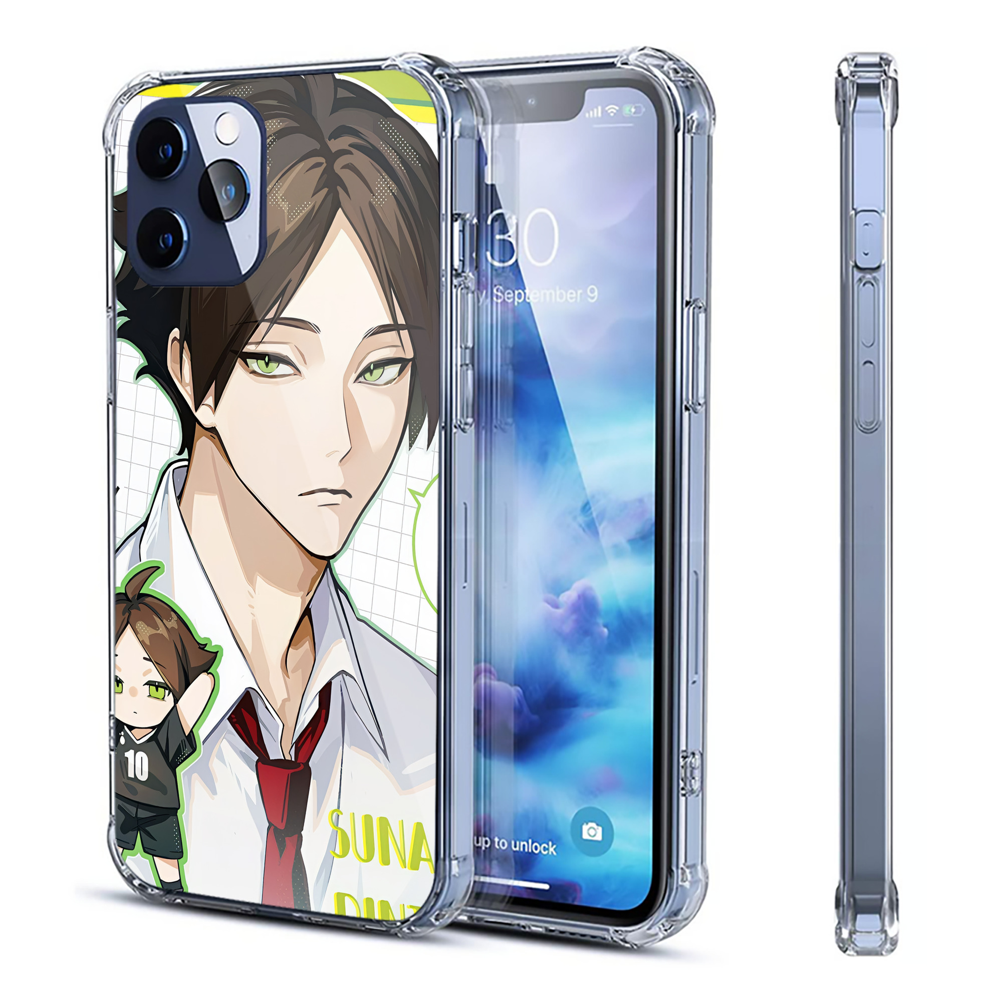 （画像用） ハイキュー!! Haikyu!! 【iPhone 12シリーズ対応】透明スマホケース（クリアソフトケース）